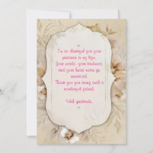 Dankesbotschaft Einladung