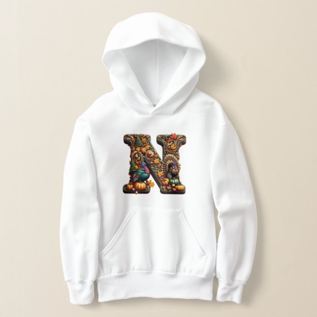 Dankesbrief N Thanksgiving-Stil  Hoodie (Ablage )