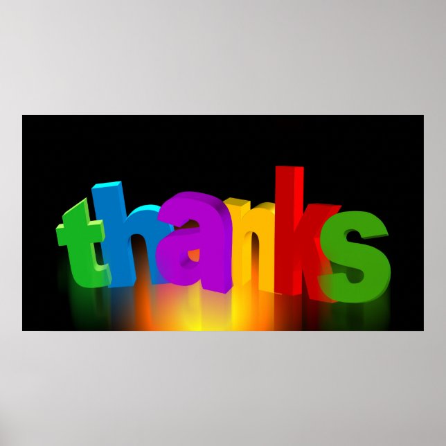 Dankeschön-140227 Dankeschön Briefe danke Ihnen Poster (Vorne)