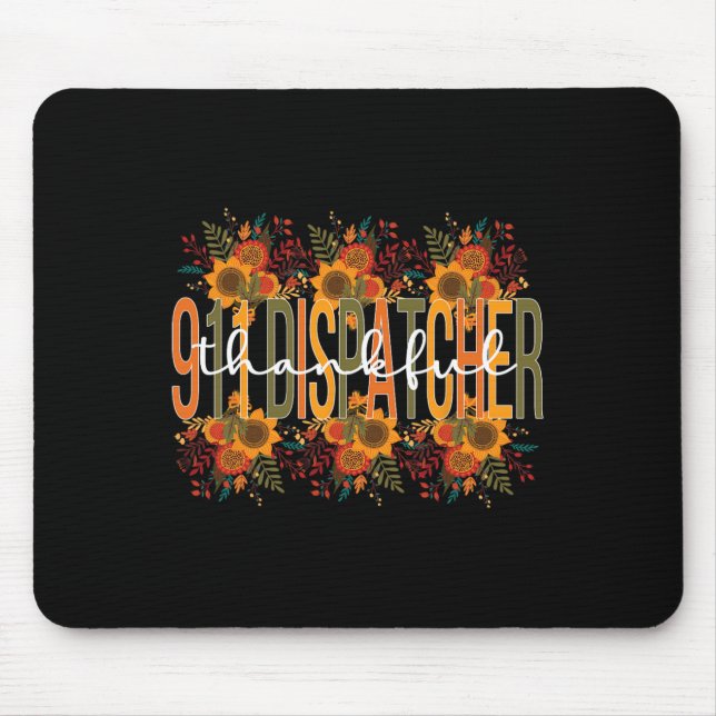 Dankeschön 911-Dispatcher 911-Operator  Mousepad (Vorne)