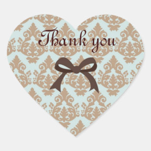 Dankeschön an Aufkleber