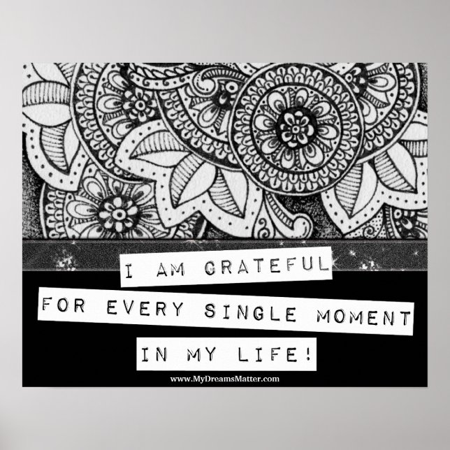 Dankeschön an die Erleuchtung Poster (Vorne)