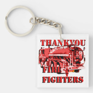 Dankeschön an die Feuerwehren, die Feuerwehrfahrze Schlüsselanhänger