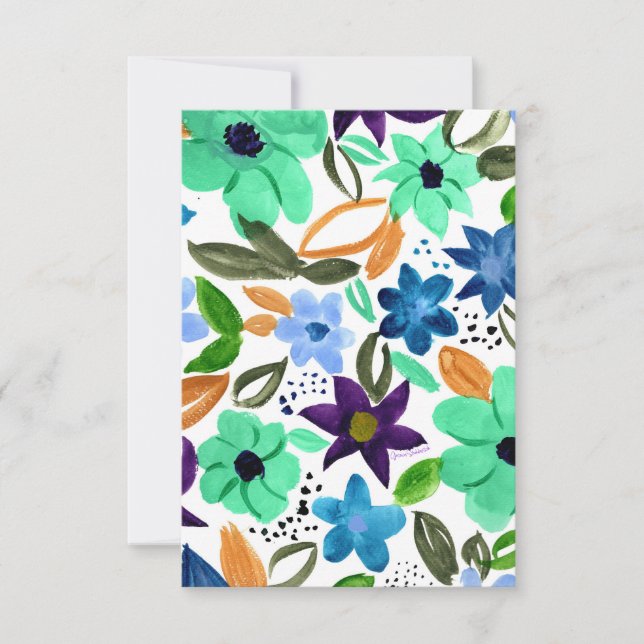 Dankeschön an die Morgenminze / Karte (Vorderseite)