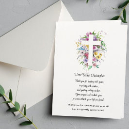 Dankeschön an die Pastor-Wertschätzung Dankeskarte