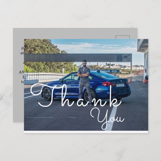 Dankeschön an eine Reparatur  Postkarte (Vorne/Hinten)