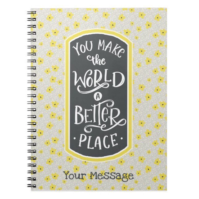 Dankeschön an Ihre Danksagung Notizblock (Vorderseite)