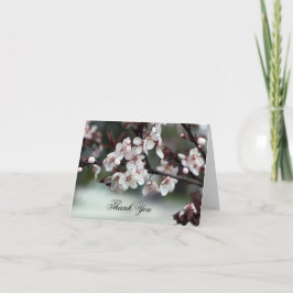 Dankeschön an Kartenplum-Blume Dankeskarte