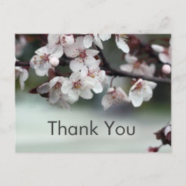 Dankeschön an Kartenplum-Blume Postkarte