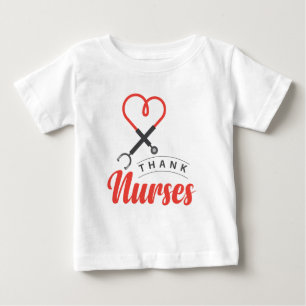 Dankeschön an Krankenschwestern Baby T-shirt