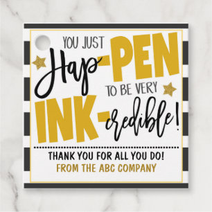 Dankeschön an Pen Danke, dass du Tags gegeben hast Geschenkanhänger