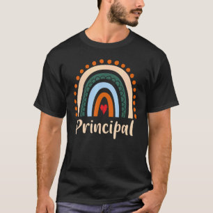 Dankeschön an Schulleiter Boho Rainbow zur Abschlu T-Shirt