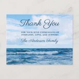 Dankeschön-Andenken-Foto-Strand-Postkarte Postkarte