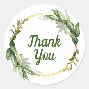 Dankeschön-Aufkleber für Gefälligkeiten oder Umsch Runder Aufkleber