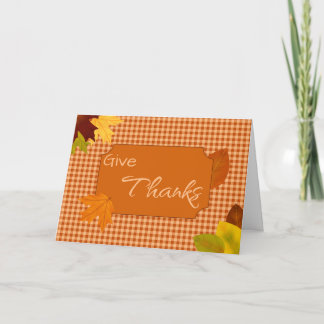 Dankeschön Autumn Holiday Card Karte