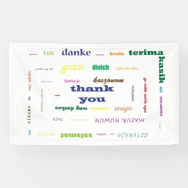 Dankeschön Banner (Horizontal)