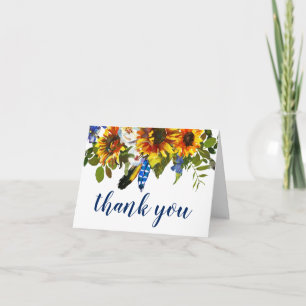 Dankeschön Beerdigung Gedächtnissonnenblumen Dankeskarte