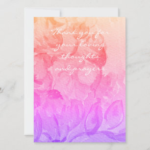 Dankeschön Beileid-Karte