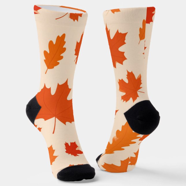 Dankeschön-Blätter Socken (Gewinkelt)