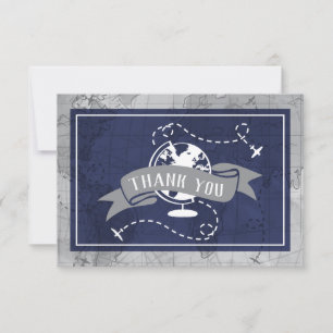 Dankeschön Card, Flugzeuge Dankeskarte