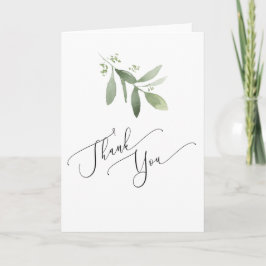 Dankeschön Card - Leaf Botanical Dankeskarte