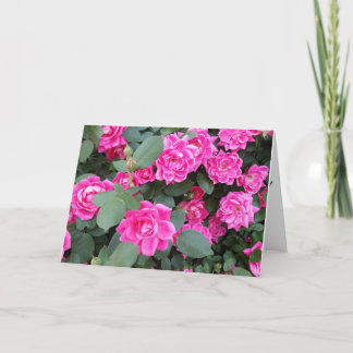 Dankeschön Card mit Rose Karte