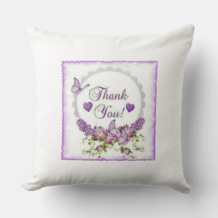 Dankeschön: Danke, Frau Floral Pillow Kissen