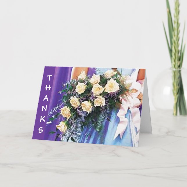 Dankeschön Dankeskarte (Vorderseite)