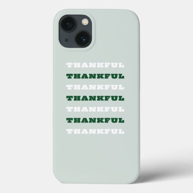 Dankeschön, Danksagung, Grün Case-Mate iPhone Hülle (Rückseite)