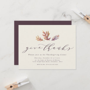 Dankeschön Erntedank Einladung