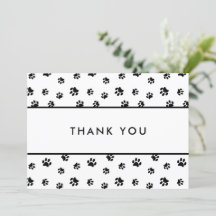 Dankeschön für die Black Paw Prints Tierpflege