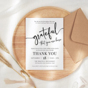 Dankeschön für die Einladung