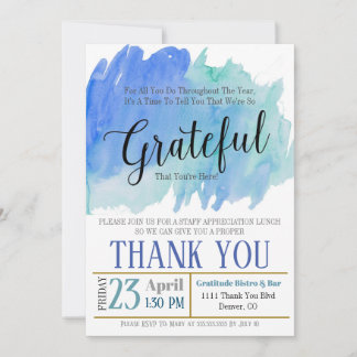 Dankeschön für die Einladung, dankbar für Sie Einladung