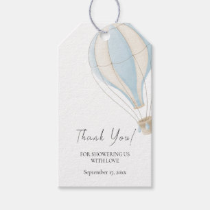 Dankeschön für die Heißluftballon-Baby-Party Geschenkanhänger
