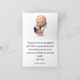 Dankeschön für kleine Segnungen Dankeskarte