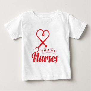 Dankeschön für Krankenschwestern Baby T-shirt
