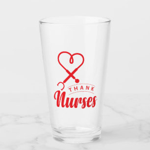 Dankeschön für Krankenschwestern Glas