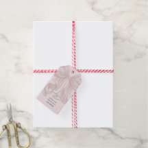 Dankeschön für rosa Schleifen-Baby-Party