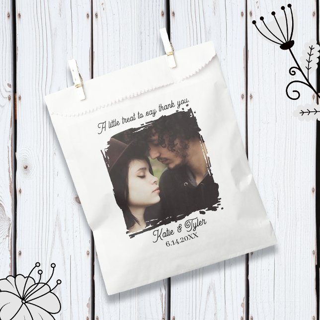 Dankeschön-Geschenk | Fotovorlage Hochzeit Geschenktütchen (Von Creator hochgeladen)