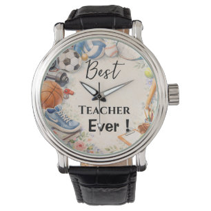 Dankeschön‑Geschenk für den Sportlehrer zum Schulj Armbanduhr