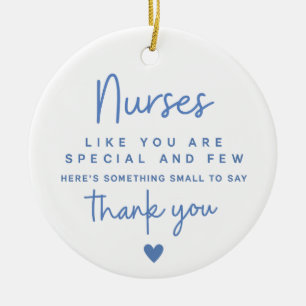 Dankeschön-Geschenk für Krankenschwestern – Kranke Keramik Ornament