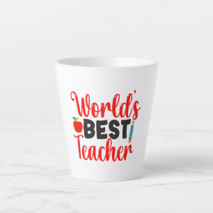 Dankeschön-Geschenk Weltbester Lehrer Milchtasse