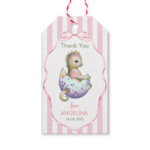 Dankeschön-Geschenkanhänger mit süßem Baby Shower