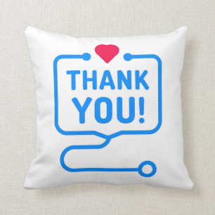 Dankeschön  Herz - Stethoskop Kissen