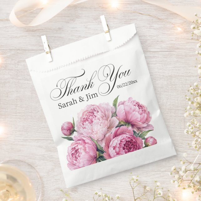Dankeschön-Hochzeitsgeschenktüten Geschenktütchen (Ausgeschnitten)