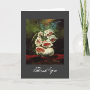 Dankeschön im Vintage-Blumenstil, Van Gogh Pfingst Dankeskarte
