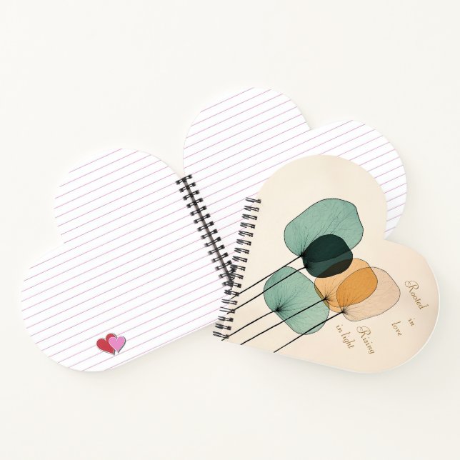 Dankeschön-Journal für Mama - gewurzelt in Liebe 3 Notizbuch (Innenseite)