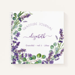Dankeschön-Journal lavender eukalyptus floral Notizbuch