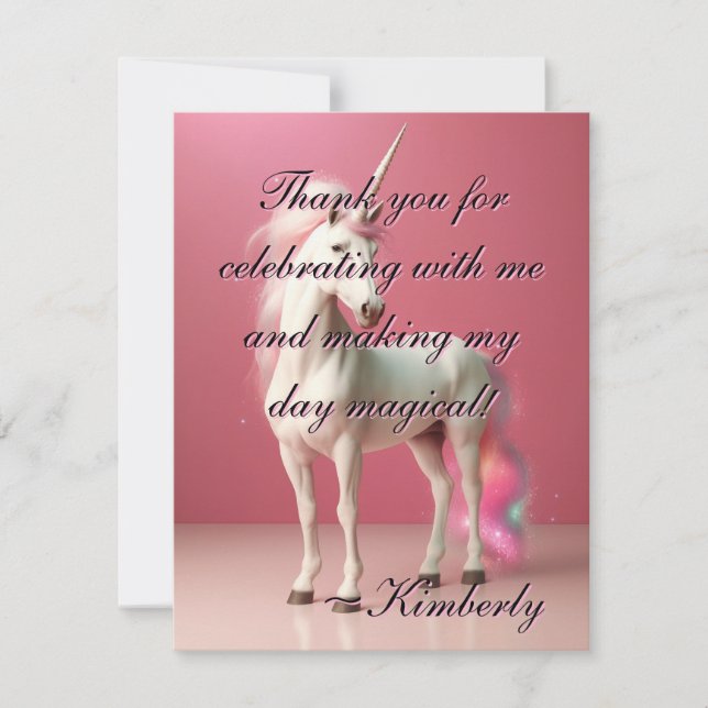 Dankeschön Karte (Vorderseite)