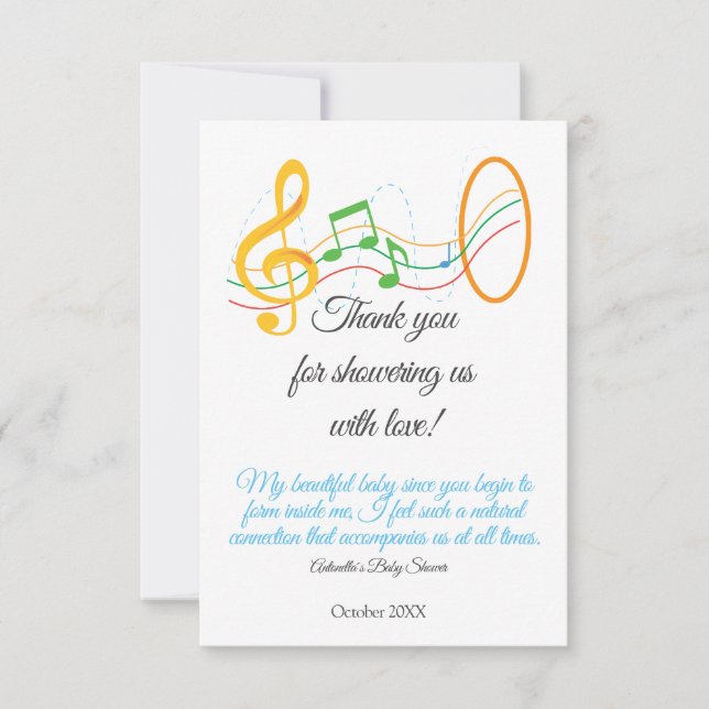 Dankeschön Karte (Vorderseite)